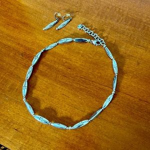 Brighton necklace and earrings set